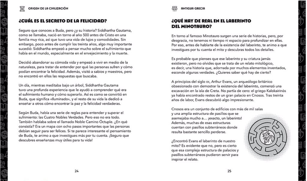 history_topics's tweet image. #LibrosDeHistoria. “Grandes enigmas de la historia” es un libro pensado para niños de 7 a 12 años. En él encontrarás 120 curiosidades de nuestro pasado desde la Prehistoria hasta finales del siglo XX: 

👉 bit.ly/3PxkcbI