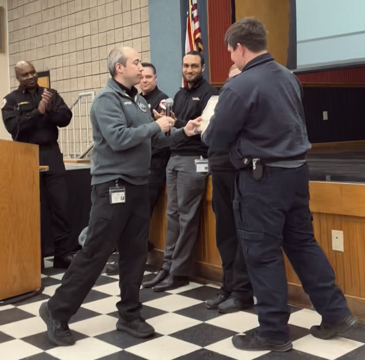 SCStateFire's tweet image. At today’s Fire &amp;amp; Life Safety Educator Quarterly, Austin Pace received the “Community Risk Reduction Rock Star Award” for his volunteer service with the SC State Fire CRR Team on opioid outreach resources. Well done, Austin! #FireSafeSC #CommunityRiskReduction #SCStateFire