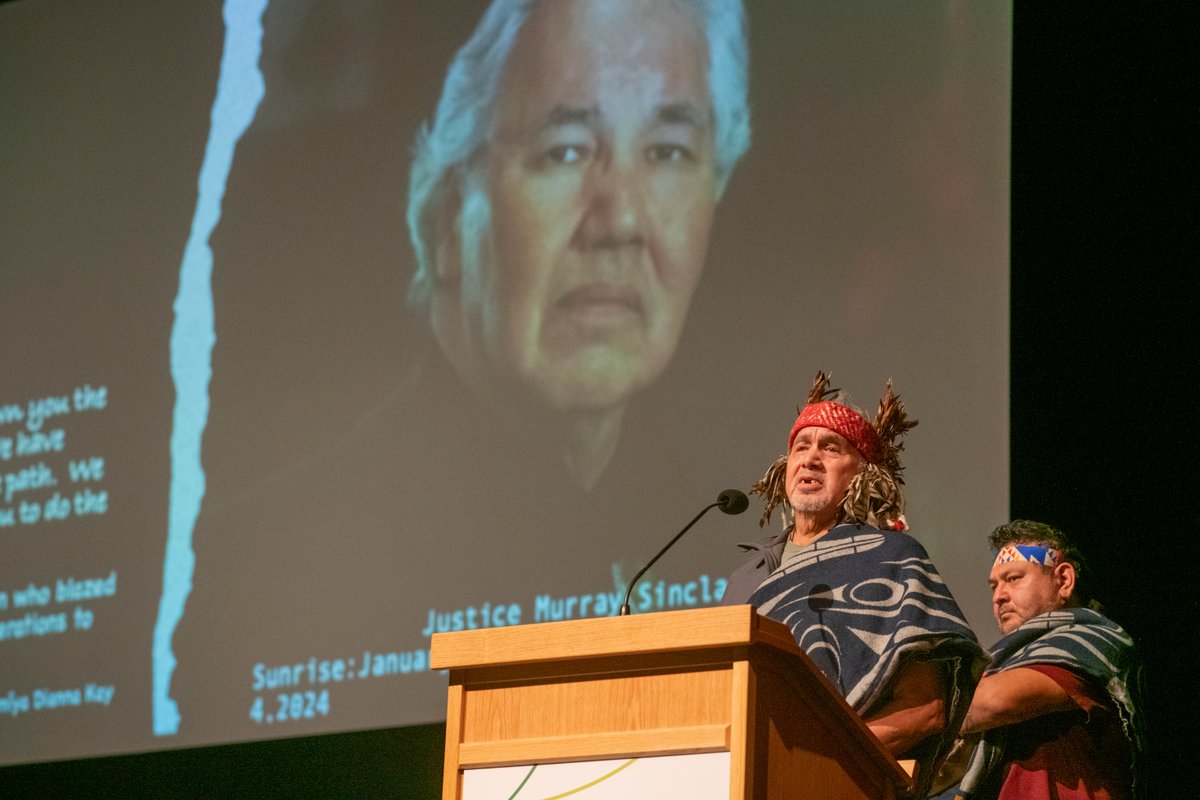 Honouring a Legacy: UFV and the community gathered at our Mission campus and Clarke Theatre to reflect on the life and impact of the Honourable Justice Murray Sinclair (Mazina Giizhik) on February 5.

🔗 Read more at ow.ly/9N8V50UXaUi