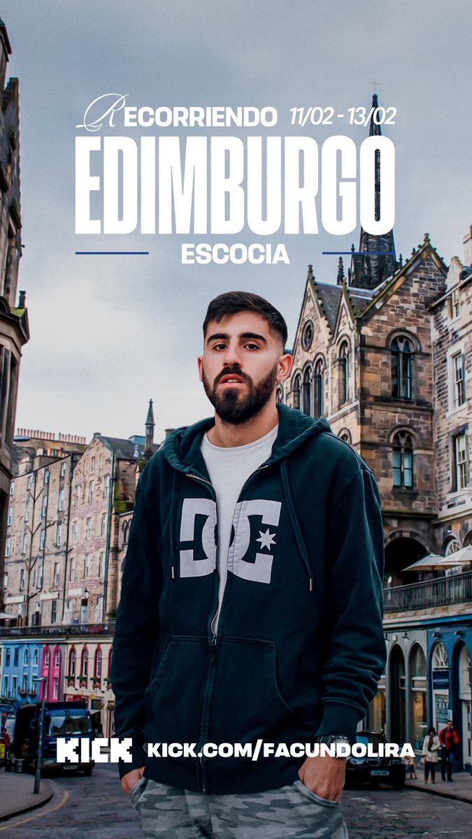 MAÑANA A LAS 14 HS UY. Los espero a todos, vamos a estar recorriendo EDIMBURGO-ESCOCIA🏴󠁧󠁢󠁳󠁣󠁴󠁿 

2 días de puro STREAM ESCOCÉS.