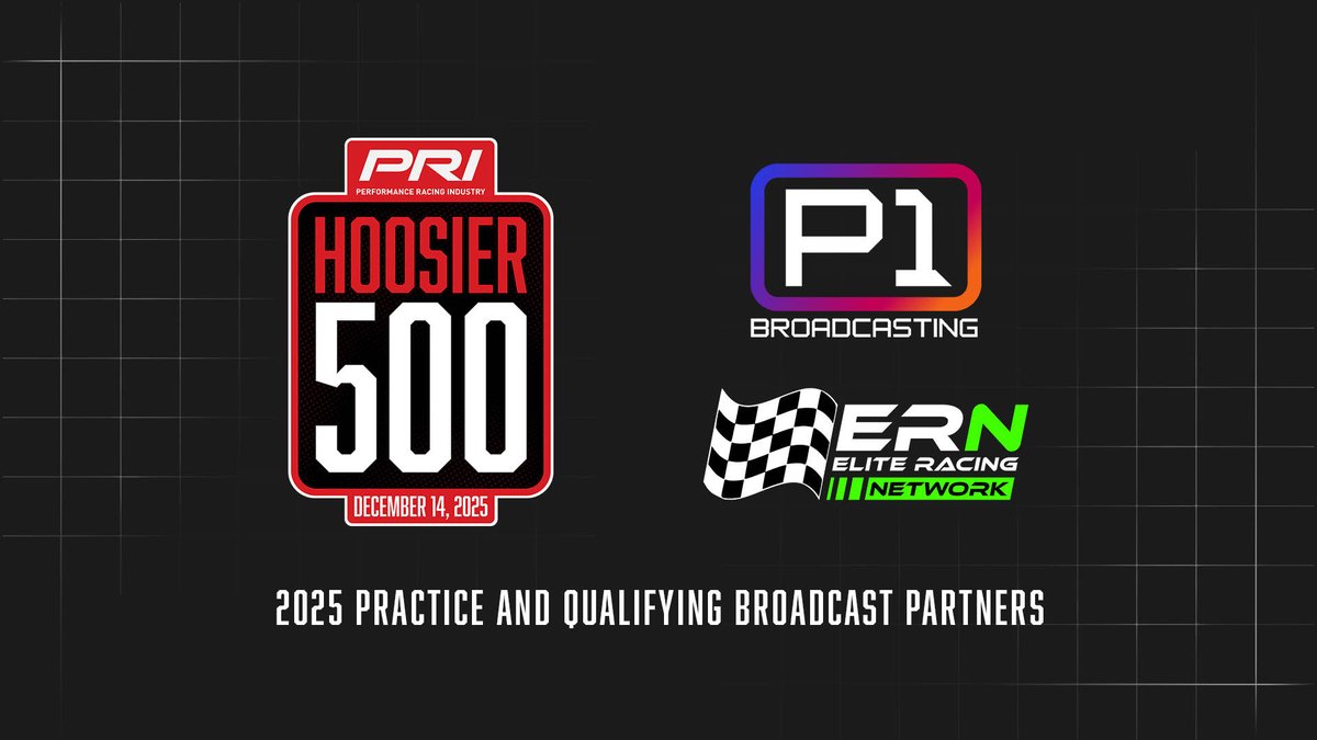 P1 Broadcasting and  <a href="/EliteRacing_/">Elite Racing League</a> is proud to partner with <a href="/thehoosier500/">PRI Hoosier 500 Mile Race</a> to produce all Practice, Qualifying and Bumb Day broadcasts for the 2025 event! 🏁

Providing commentary on practice and qualifying <a href="/garygodsoe/">Gary Godsoe 🇺🇸🏁🏎️</a> with sim racing veterans <a href="/LuisGonzalezLGN/">LuisGonzalezNuñez</a> and <a href="/gokartwoodman/">Andrew Wood</a>