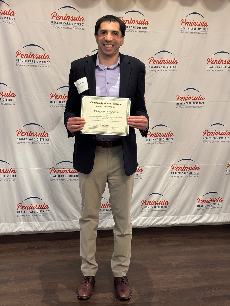 We are honored to receive a Mental &amp; Behavioral Health Grant from the Peninsula Health Care District to support youth mental health through school-based #SEL! 🎉

A heartfelt thank you to Peninsula Health Care District for supporting this essential work! 💙

#MentalHealthMatters