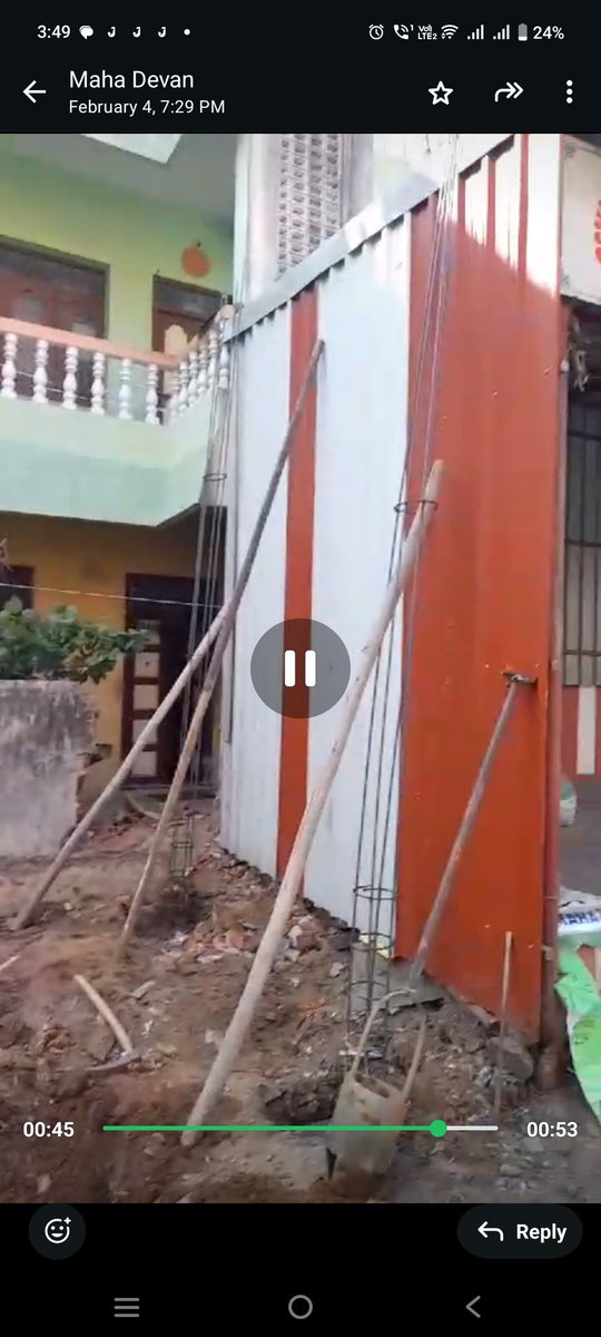 SSKKumaran_'s tweet photo. In Agraharam st, iyyappanthangal 30 ft main Access road to Annai Teresa school is encroched by concrete structure.Emergency vehicle can't pass through it please do the needful for the safety of the community @KanchiCollector @CMOTamilnadu @tnschoolsedu @ChennaiTraffic @ThanthiTV https://t.co/Tz97U7qLqa