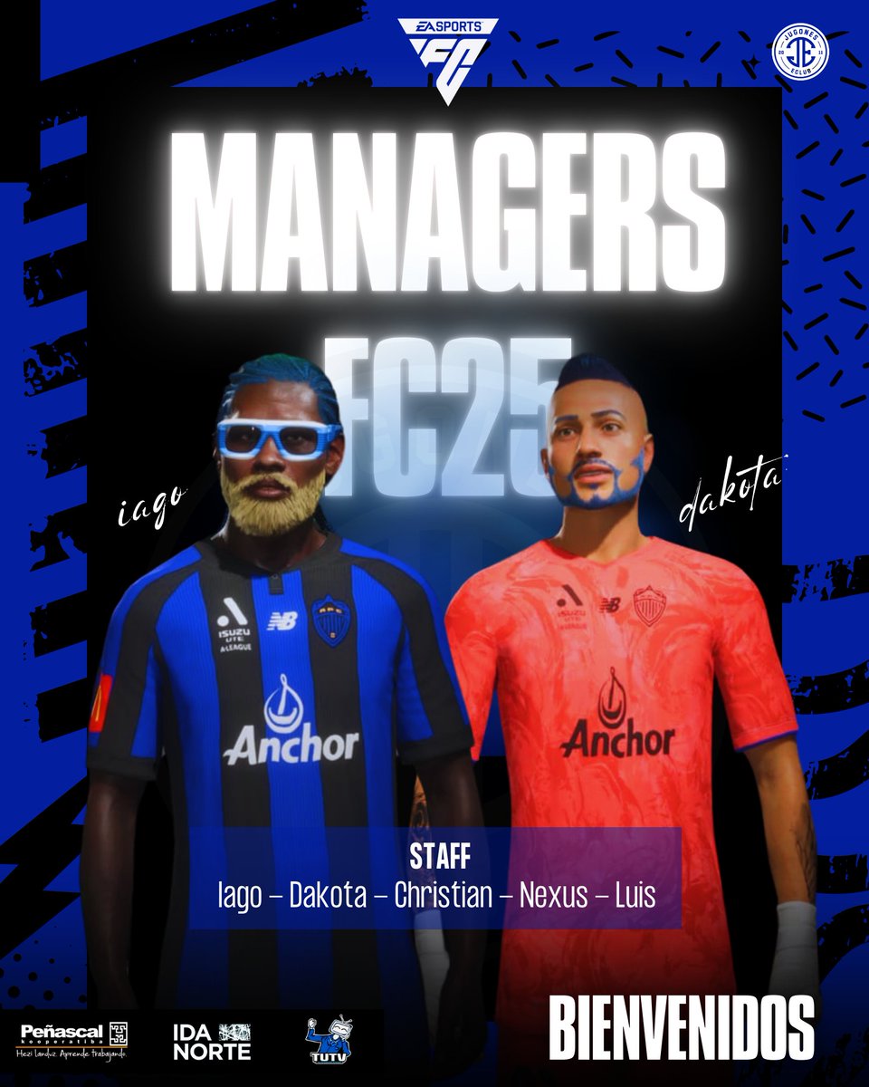 JUGONES eCLUB (@jugoneseclub) on Twitter photo #FC25
Está nueva temporada hemos estado apunto de hacer un parón tras 14 años. Pero ha habido un giro estos últimos días.
🫂 Nos complace anunciar a los NUEVOS CAPITANES!
©️ @iago6666_
©️ <a href="/laguna_dakota/">xXD4K07AXx</a>
Resto del Staff:
#Christian10YTG
<a href="/Albertinho24/">Albertinho</a>
<a href="/LxL__02/">Luis Garcia</a>
¡BIENVENIDOS! #FC25
Está nueva temporada hemos estado apunto de hacer un parón tras 14 años. Pero ha habido un giro estos últimos días.
🫂 Nos complace anunciar a los NUEVOS CAPITANES!
©️ @iago6666_
©️ <a href="/laguna_dakota/">xXD4K07AXx</a>
Resto del Staff:
#Christian10YTG
<a href="/Albertinho24/">Albertinho</a>
<a href="/LxL__02/">Luis Garcia</a>
¡BIENVENIDOS!