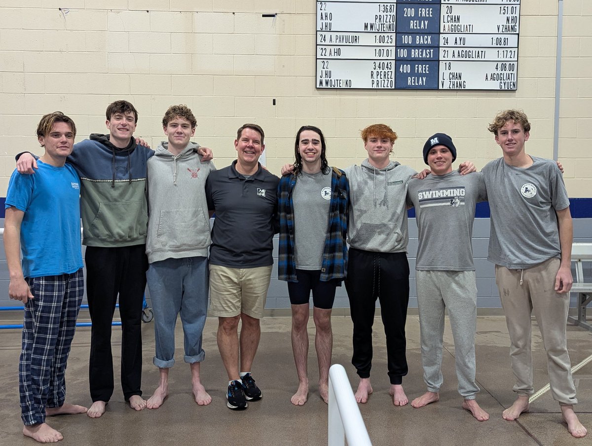 To our boys swim team seniors—thank you for an unforgettable four years. Your dedication, leadership, and love for this team made a lasting impact. You finished with 4 division titles, but more importantly, countless memories. Your coaches are beyond proud!