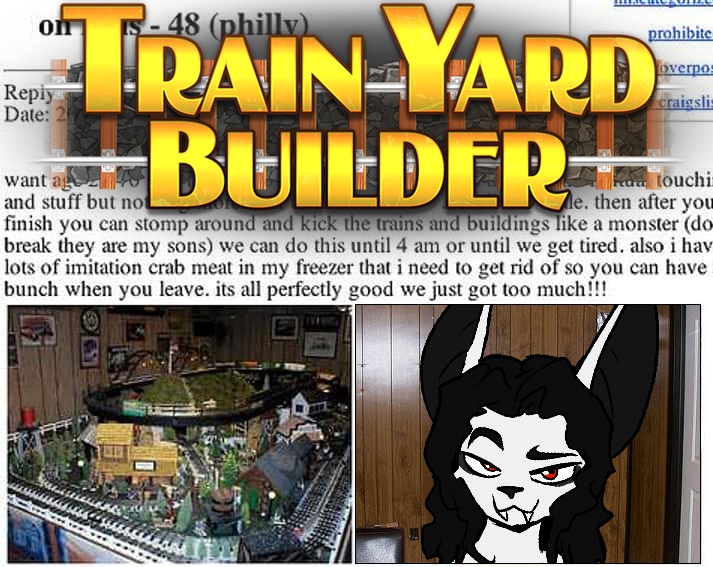 YariTheImpaler's tweet photo. ๐ฆHowdy! Streaming: Train Yard Builder. Come check it out! https://t.co/cYqLCRA5Rj #Gothic #Cozy #VTuber #ENVTuber #Live2D #Furry #Bat #YariLive #TrainYardBuilder https://t.co/m85GNVWWXt