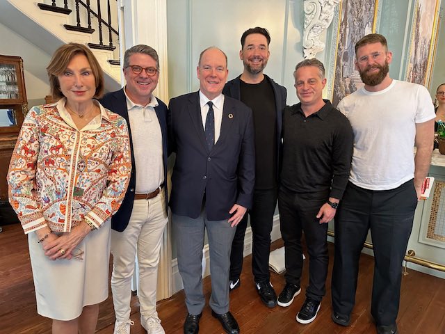 MONACOinUSA's tweet photo. Honored to join HSH Prince Albert II at a luncheon hosted in New Orleans by Robert Thomson, CEO of News Corp & Josh Stinchcomb, Global Chief Revenue Officer of Dow Jones. Grateful for the warm hospitality, great audience & insightful discussions at the intersection of business, culture, and sports. Here’s to continued collaboration between Monaco & News Corp. #Monaco #NewsCorp #DowJones #BusinessCultureSport