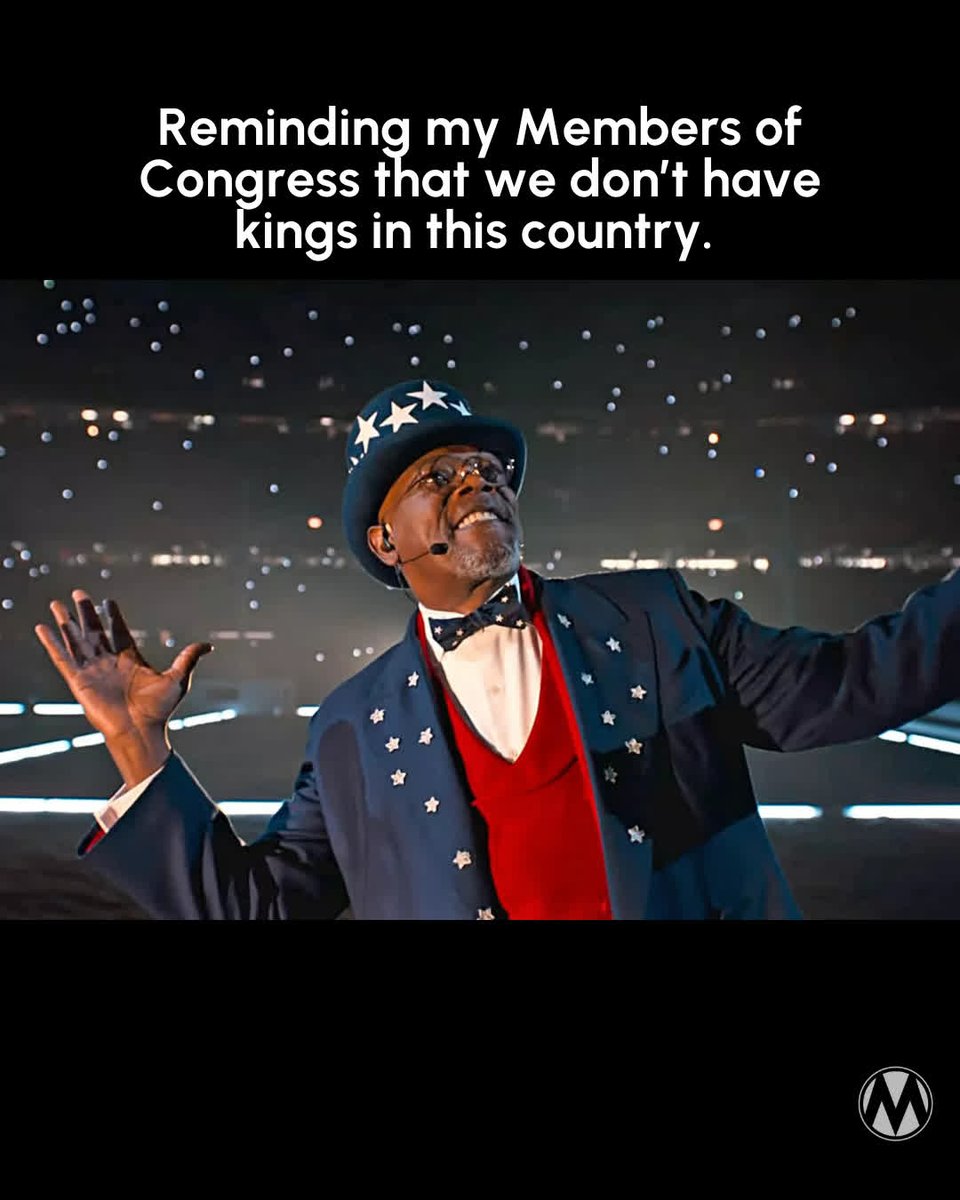 MomsRising's tweet photo. Our Executive Branch is being run by petty men with grievances, tearing down institutions with no regard for our Constitution or the rule of law. Let's feel inspired by those reclaiming red, white and blue last night. Black History is American History, and we can honor the movements for civil rights, education equity, and non-violent resistance for hope and inspiration in this moment.