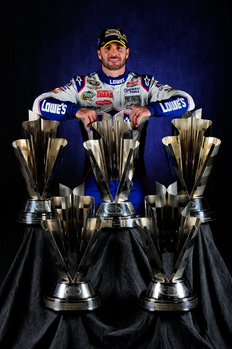 Jimmie Johnson from 06-10
5 straight titles