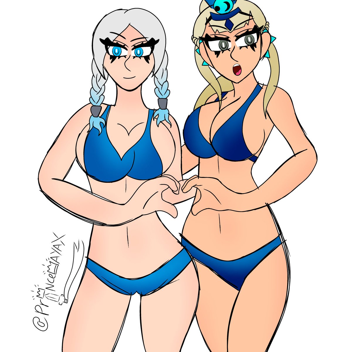 PrinceMayaX's tweet image. [REQUEST] Torin &amp;amp; Mizuki Sketch! 😘

#Fortnite #FortniteFanart #FortniteTorin #FortniteMizuki #FortniteChapter6 #FortniteC6S1鬼Hunters #sketch