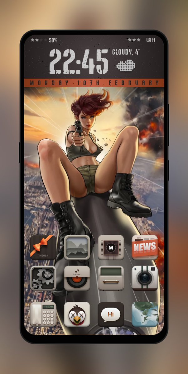 spencerdawson3's tweet image. Starting the week off.
Klwp.
#Matte icons by @coburn67_94 
Credits where due for the rest.