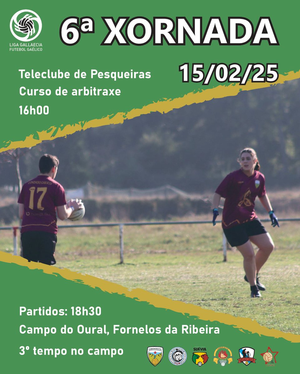 Já está aqui a última jornada desta 1ª rolda da liga. Este sábado no Comdado!!