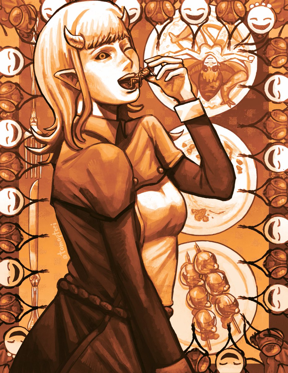 tomopteri's tweet image. Can we pretend it hasn’t been almost 4 months since the last one. 2/6 🧡 bee #VoidStranger