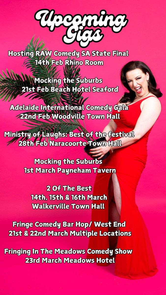 Pick a date and I'll see ya there. Links to all events via my website, link in bio. 🥂✨