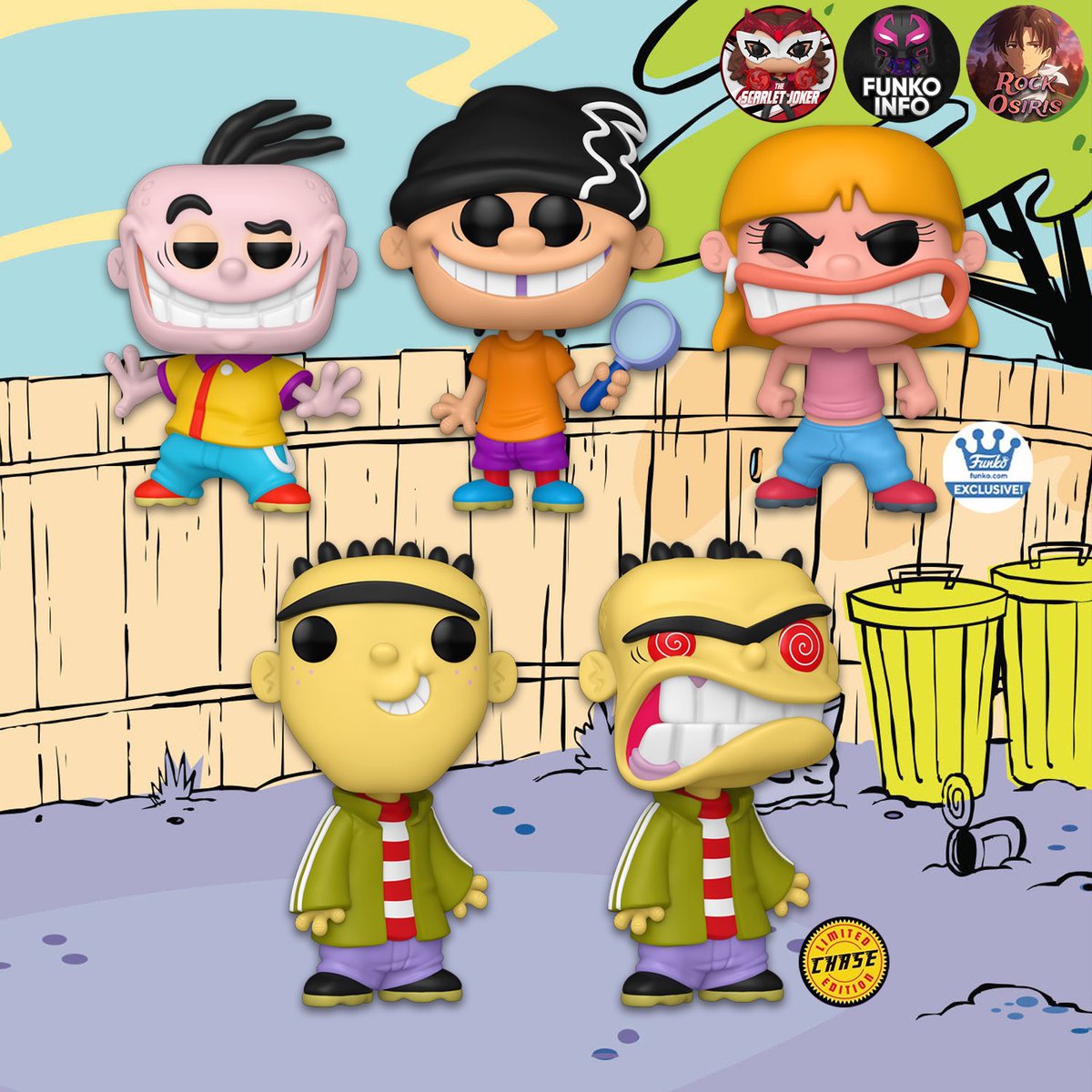 FunkoPOPsNews's tweet photo. First look! Ed, Edd and Eddy Funko POPs! Plank 🪵 says you need these ~ dropping this week at the links below! Thanks @funkoinfo_ ~ 
EE ~ https://t.co/PhHARv9AJA
Amzn ~ https://t.co/3WGbCnCRm5
MHS ~ https://t.co/ZMk3s64Omb
#Ad #EdEddAndEddy #FPN #FunkoPOPNews #Funko #FunkoPOP https://t.co/67aQMmSe2N