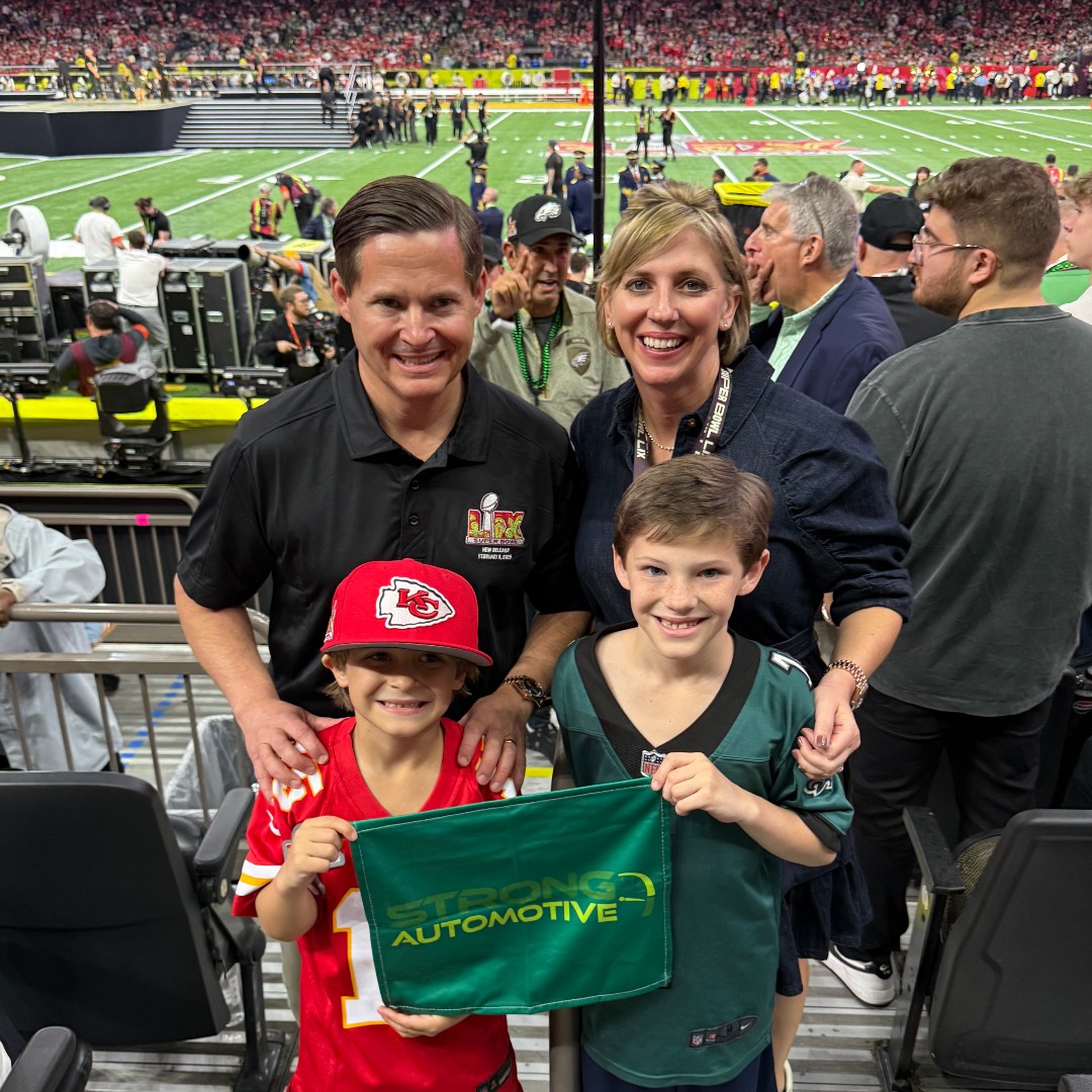 strong_automot's tweet photo. #WhereInTheWorldIsStrong John Paul, Amy, and their boys got the chance to attend Super Bowl LIX in New Orleans yesterday! They had a great time at the game and even got to meet up with some friends and clients while they were there. ππ https://t.co/BLZMRhkXLL