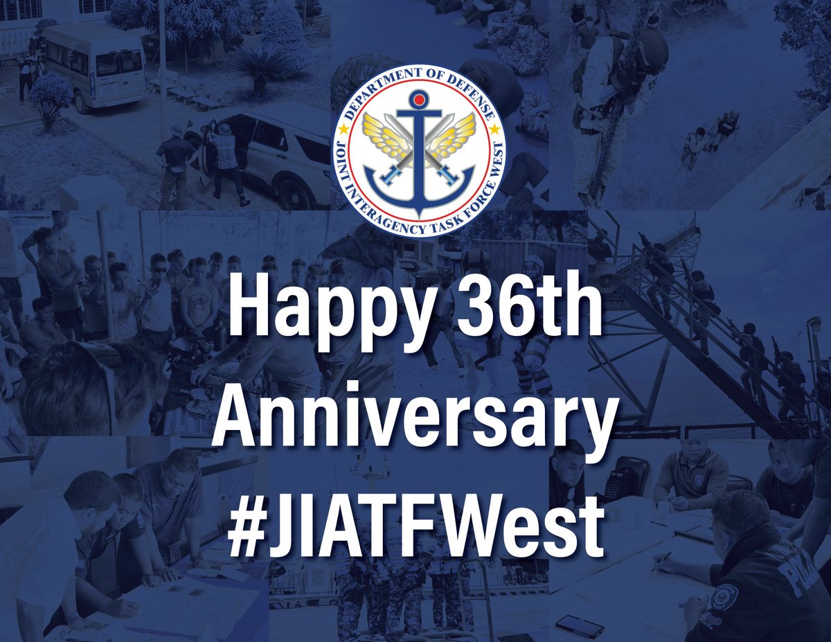 JIATFWest's tweet photo. Happy 36th Anniversary, #JIATFWest!

Established on February 10, 1989, #JIATFWest is @USINDOPACOM's Supported Commander for DoD's support to law enforcement for #CounterDrug and drug-related activities. https://t.co/HqrCpEKD2K