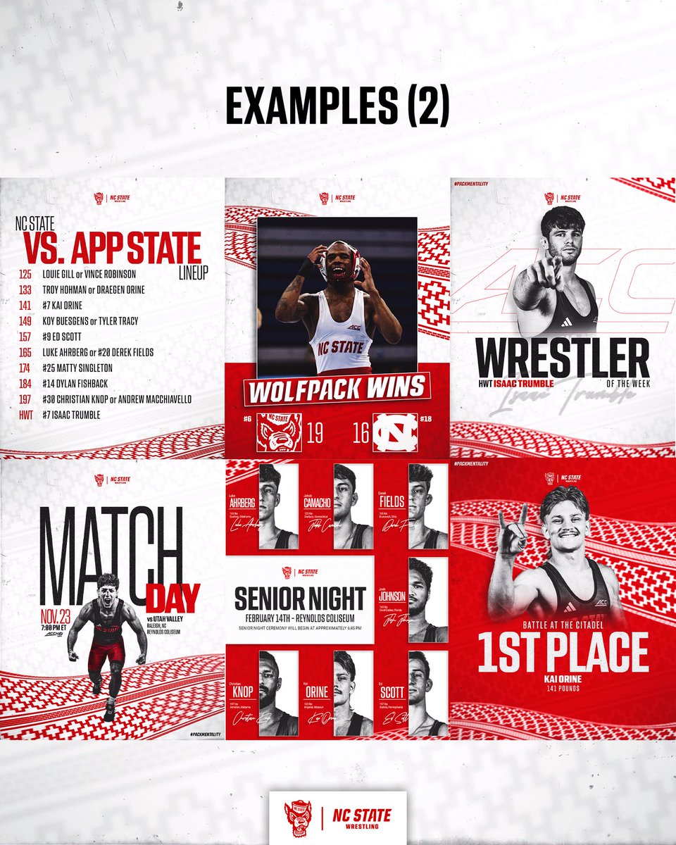 ColeHMalone's tweet photo. 24-25 Visual Branding &amp; Identity for @PackWrestle 🎨⬇️ #PackMentality https://t.co/aLNayOfKx4