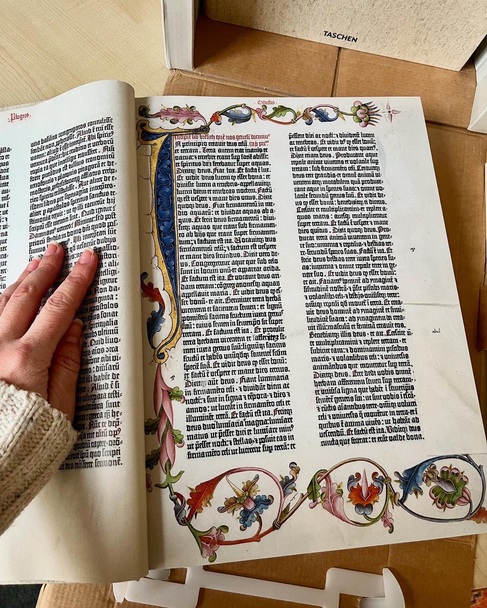Because every proper bibliophile should own a Gutenberg Bible in some form. 🤓📖