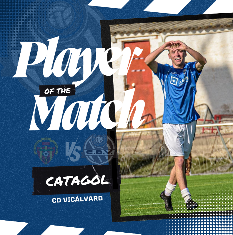 CDVicalvaro's tweet photo. MVP de la Jornada 21. @cataveltan ⚽️⚽️ https://t.co/WOFlCfxEwJ