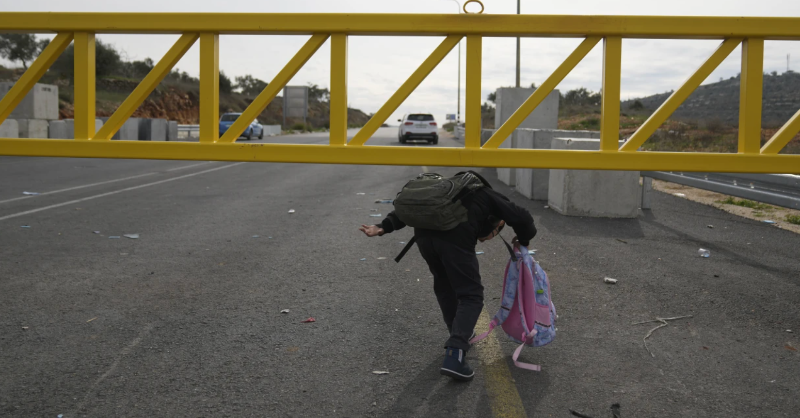 IsabelDeBre's tweet photo. Since the Gaza ceasefire began in January, Israeli forces have tightened the noose around Palestinian cities

To spend a rush hour these days at any traffic-jammed checkpoint outside in the West Bank is to hear of families divided, money lost, sick people kept from doctors