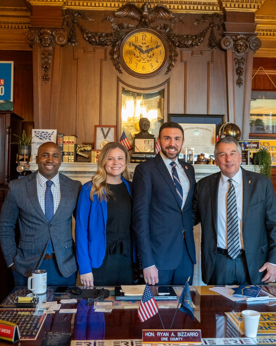 InfiniteErie's tweet image. Last week, we traveled to Harrisburg to represent our community alongside fellow Erie leaders for Governor Josh Shapiro's 2025-26 Budget Address. We had a great time, made even better by the proposed budget that supports growth in Erie County!