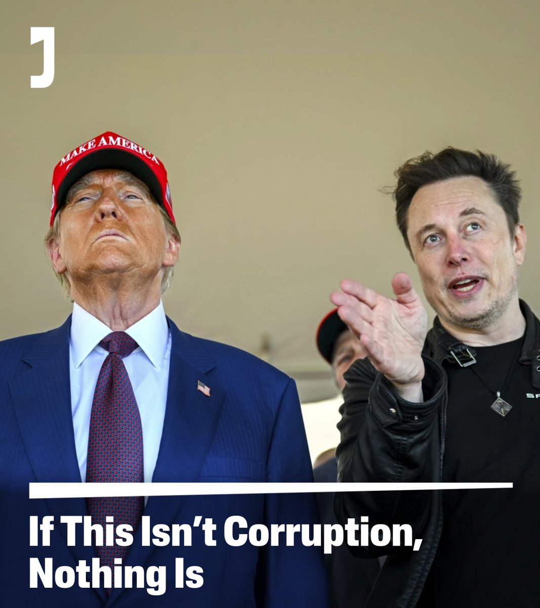 jacobin's tweet photo. Far from handing control of the government to “the American people” as he once promised, Donald Trump has handed it to a single, particularly incompetent billionaire: Elon Musk.

https://t.co/R1EsOFokax https://t.co/FpNXPEBv9o