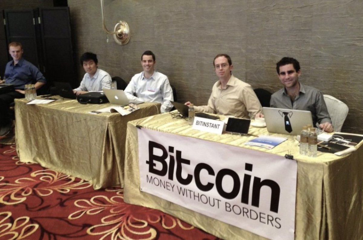 Legends celebrating the 1st #Bitcoin halving when the price was $12 ✨