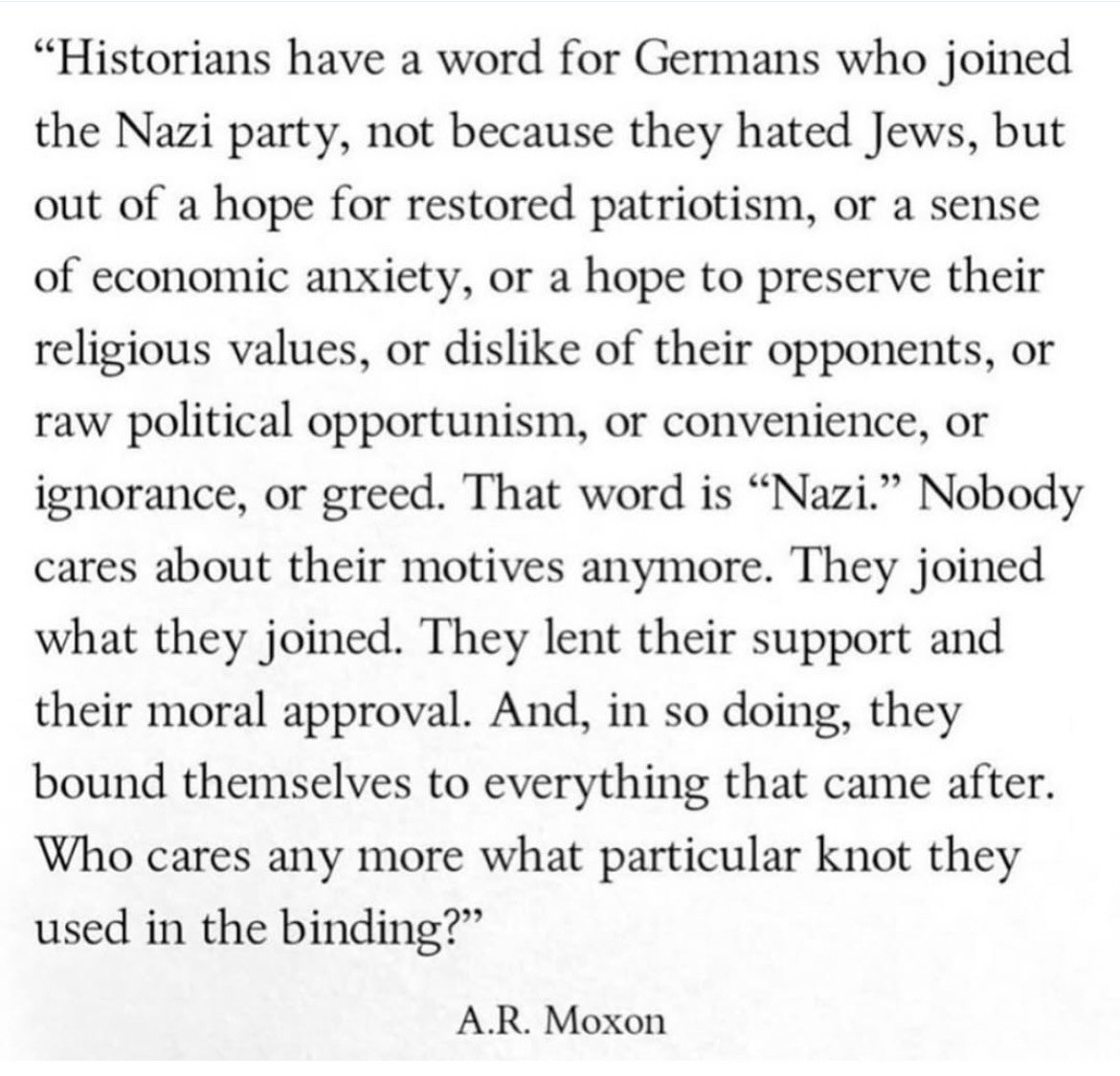 For years, the trans community, more than anyone else, have been warning that these people - MAGAS/Gender Criticals/National Conservatives - are nazis. I remember one instance in particular on Iain Dale’s LBC show about three years ago, when he laughed at me for saying it.