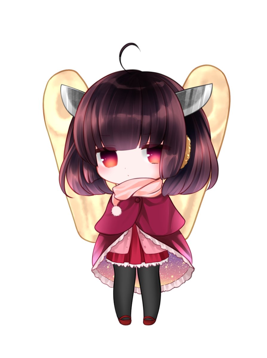 東北きりたん 「こちらの冬服きりたんは黒タイツをはいてさらに防寒してます(p≧∀≦q)」|東北ずん子🫛ずんだもん🫛公式のイラスト