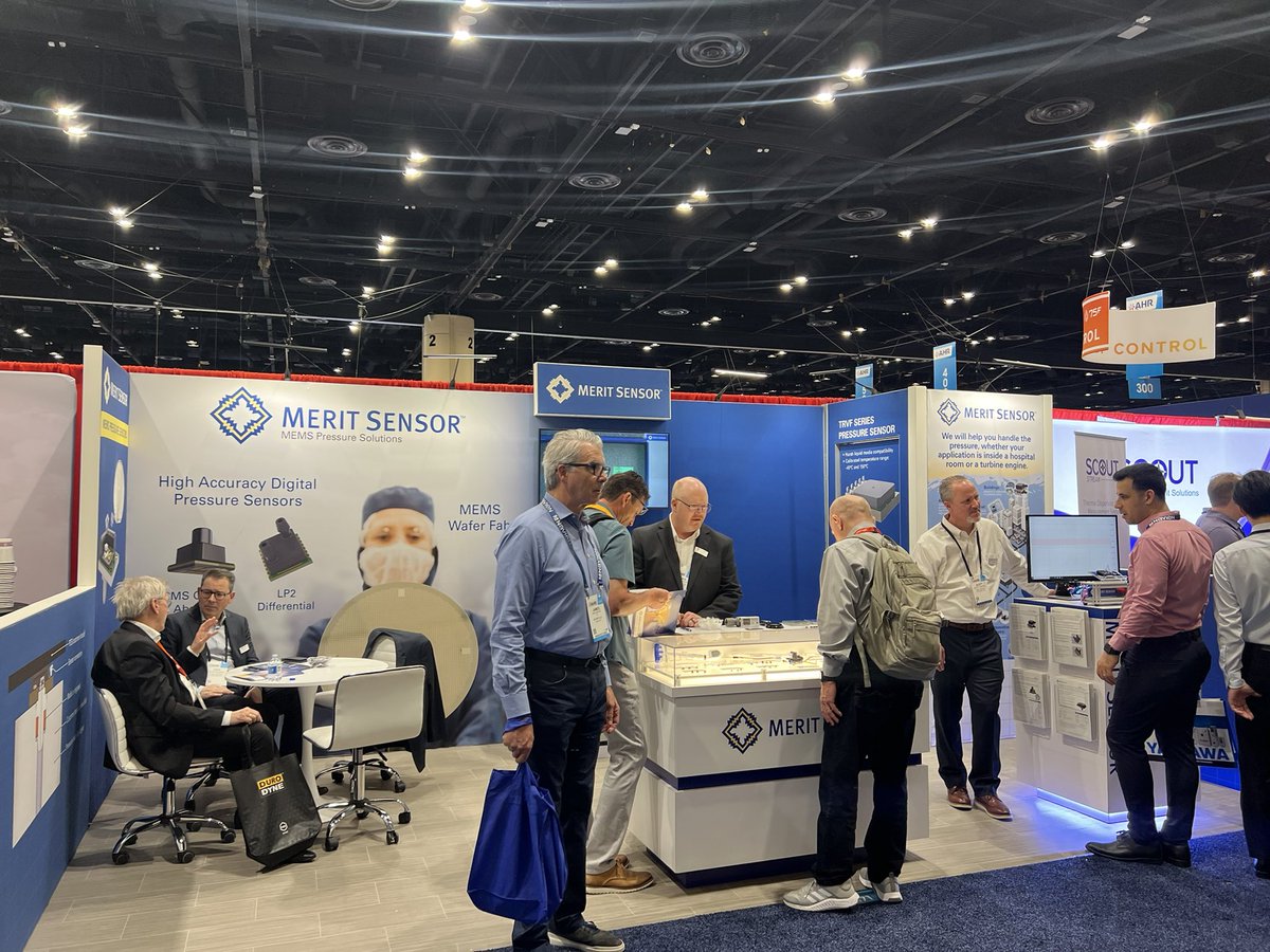 MeritSensor's tweet image. Day 1 is a wrap. Thanks to all of our customers, suppliers, and business associates who visited us at AHR 2025 Orlando (booth #171). #AHR2025 #meritsensor #pressuresensor