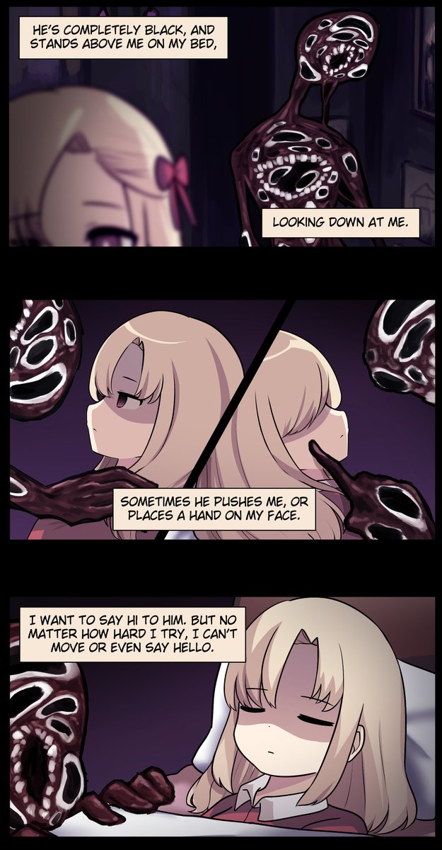 Merryweatherey's tweet image. The Sleep Paralysis Demon