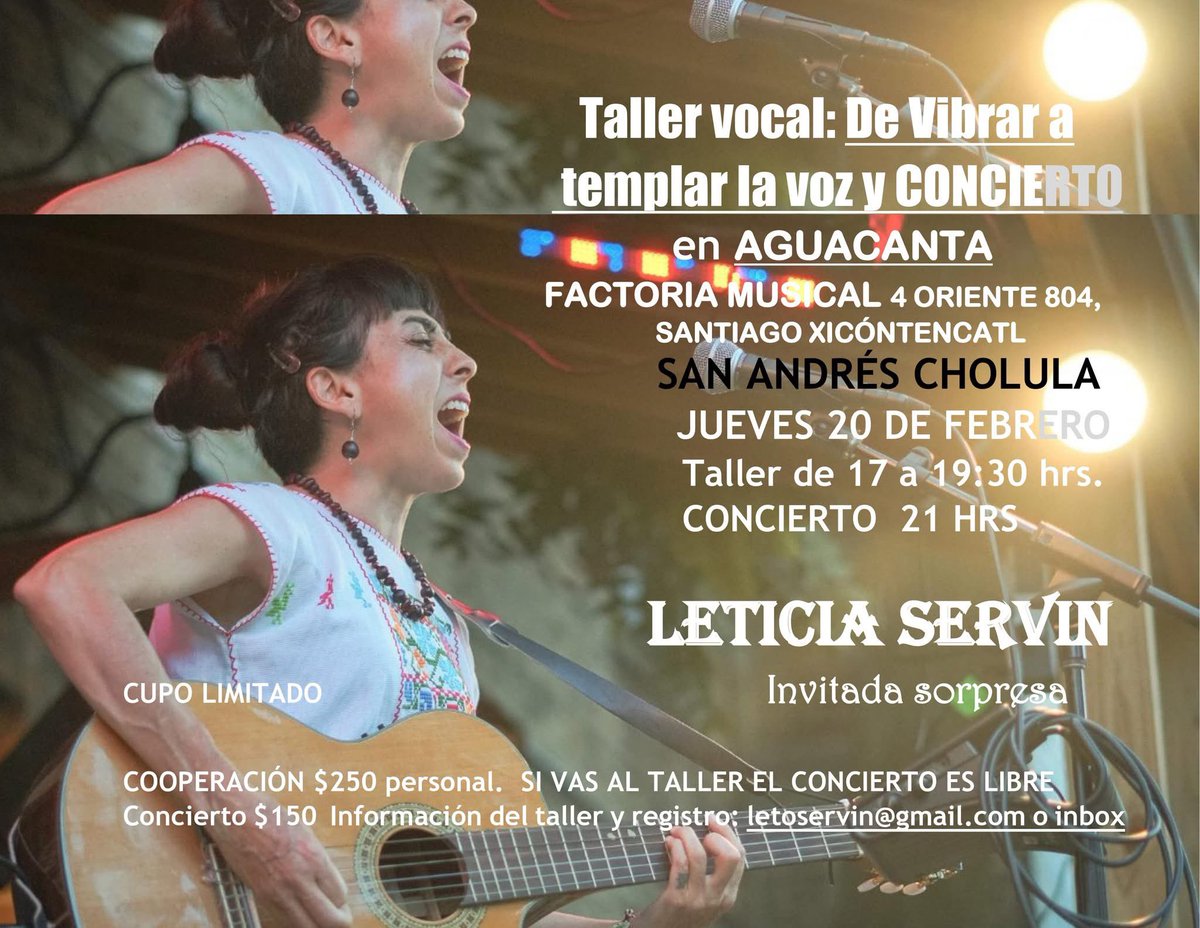 Cholula ya quería visitarte, muchas gracias a Aguacanta