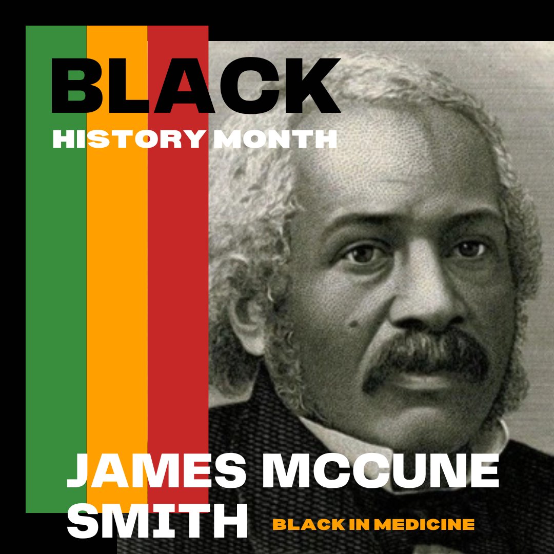 Dr. James McCune Smith made history as the first Black physician with a medical degree in the U.S. 🩺✊🏾
Graduating from the University of Glasgow in 1837, he returned to the U.S. to break barriers &amp; use medicine + statistics to fight racial misconceptions.
#BlackInHealthcare #BHM