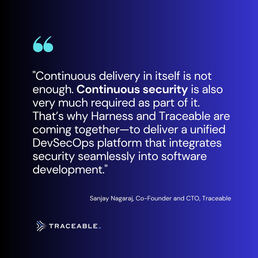 Traceable.ai (@traceableai) on Twitter photo As DevSecOps adoption accelerates, the need for seamless software delivery & real-time security has never been greater. In an interview with ISMG, Sanjay Nagaraj discusses how this merger addresses evolving security risks & customer demands. Get the news here: As DevSecOps adoption accelerates, the need for seamless software delivery & real-time security has never been greater. In an interview with ISMG, Sanjay Nagaraj discusses how this merger addresses evolving security risks & customer demands. Get the news here: