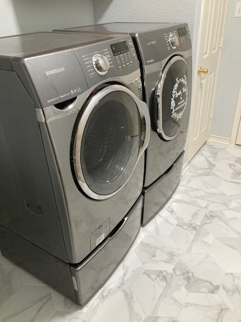 We recently installed these stunning tiles in a laundry room, demonstrating our commitment to quality and attention to detail.  

Contact us for your next project! ➡️ excellentamericanpainting.com

#TileInstallation #HandymanServices #McKinneyTX #HomeProjects #ExcellentAmericanPainting