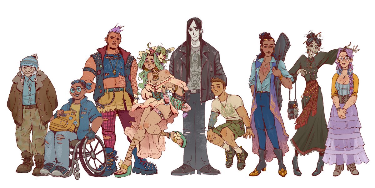 so apparently i am celebrating c3 end by doing Bells Hells human AU! 

Was this a plan? no

But it kinda lined up perfectly so here we go

THANK YOU BELLS HELLS CRITICAL ROLE I AM GOING TO MISS YOU 💜
#criticalrole #criticalrolefanart #BellsHells