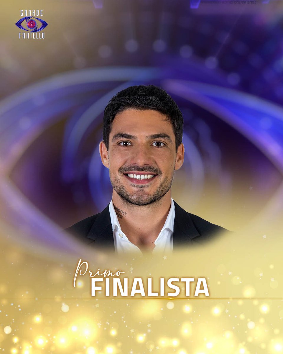 GrandeFratello's tweet photo. Il primo finalista di questa edizione di #GrandeFratello è… Lorenzo! https://t.co/ACm5MiuJ9W