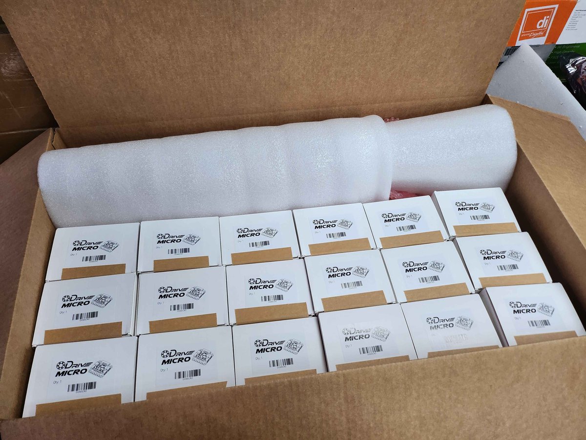 ODrive Micros fresh from the factory! Crowdfunding orders are on their way soon— Stay tuned for the general release! #ODrive #Robotics