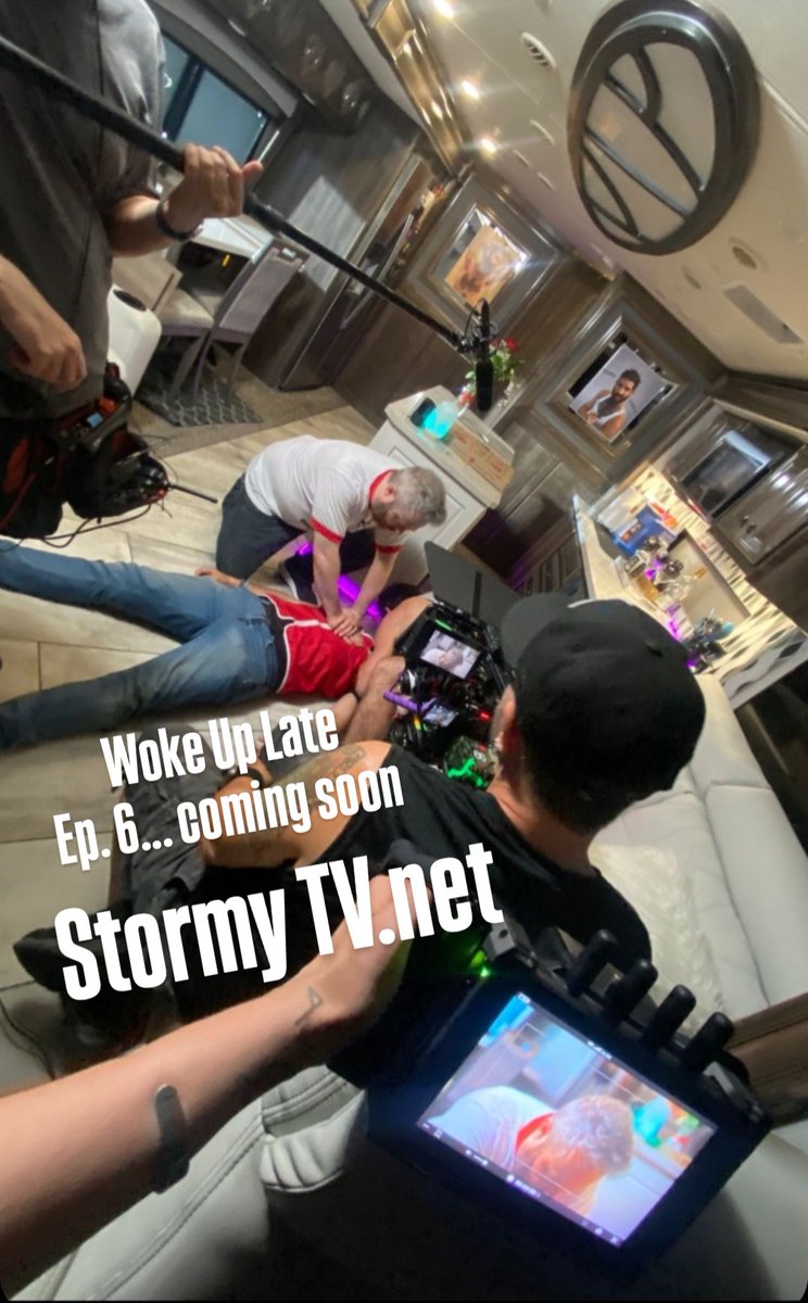 StormyDaniels's tweet photo. On set today in Louisiana, directing/starring another episode of the comedy series "Work Up Late" for Roku. Tomorrow we head to Utah for a week of shooting https://t.co/gb0Zr16x1g
