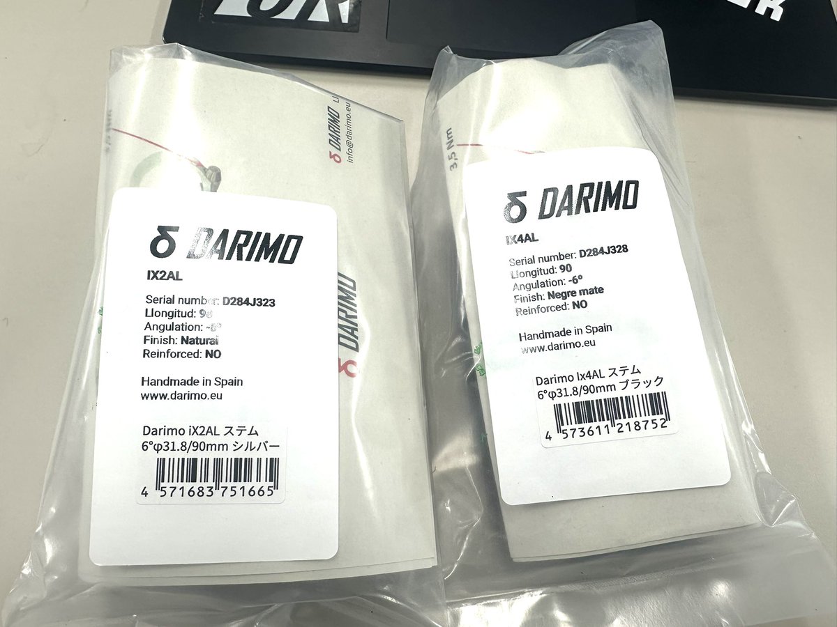 Trisports_Cycle's tweet photo. Darimo アルミステム入荷してます!
#cycling
#darimo
#軽量パーツ
#ロードバイク
#自転車 https://t.co/A187Q3wFeZ