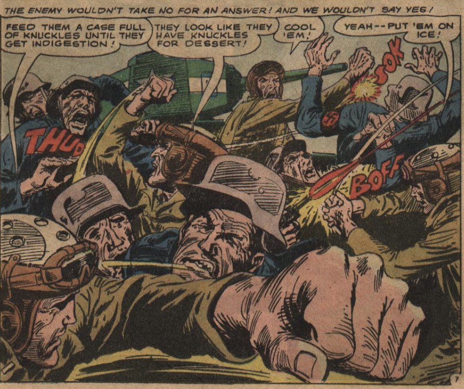gogocheckpod's tweet photo. There's a lot going on in this week's war comics but all I can focus on is THE KITTEN #SGTRock #HauntedTank #dccomics https://t.co/8lWZp8SuDU https://t.co/eOjCrUc5NP