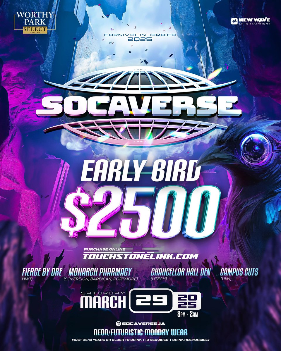 Socaverseja's tweet photo. Blast off into the galaxy of Socaverse! 🚀

Soca, EDM, and pure energy—it doesn’t get better than this! ✨ With vibes so epic, we’re ready to relive it again and again!

#SocaverseJa #WelcomeToTheSocaverse #ReliveTheMoment https://t.co/OgQ3gx257H