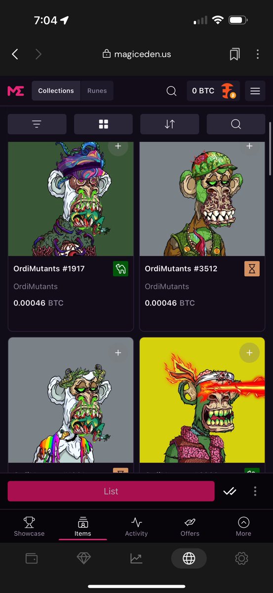 squashBTC's tweet image. For sale, fund my degen habits @OrdiMutants