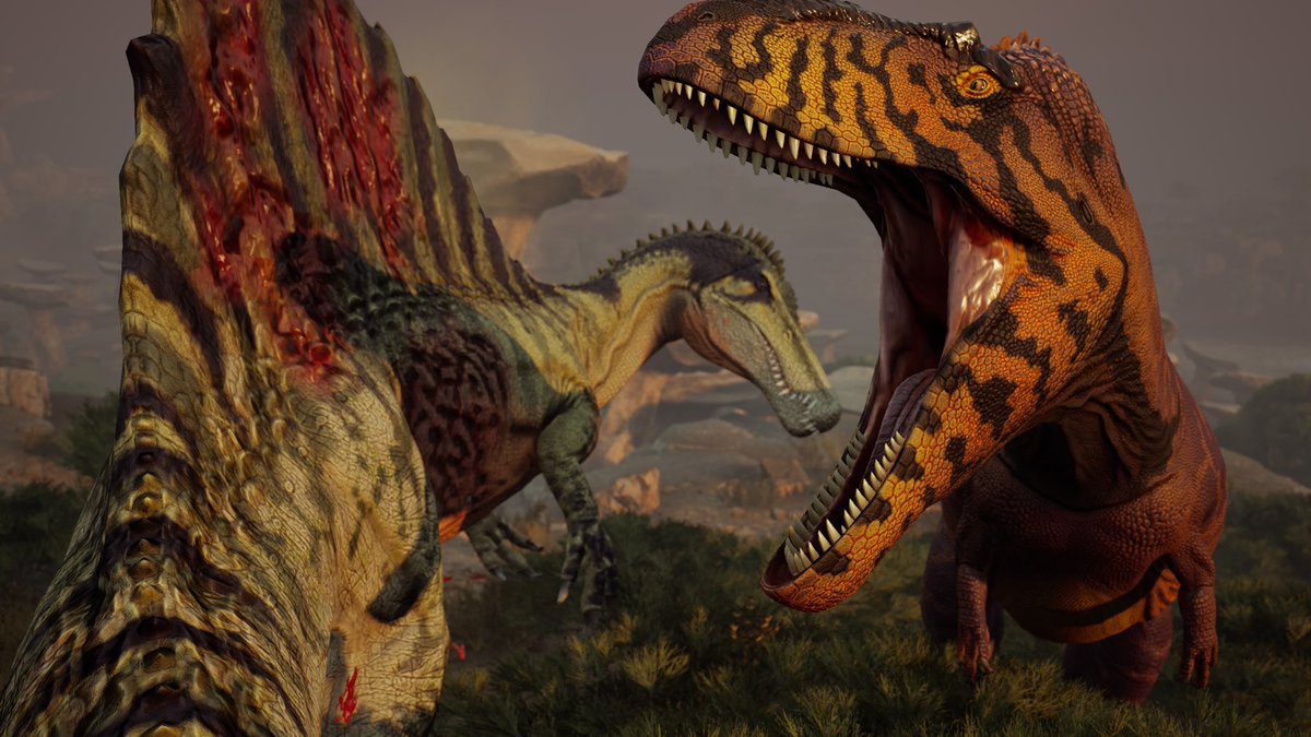 19_blast's tweet photo. @pathoftitans I was fight against a titan, then I was fighting a spino for food https://t.co/zA5aETtbw6