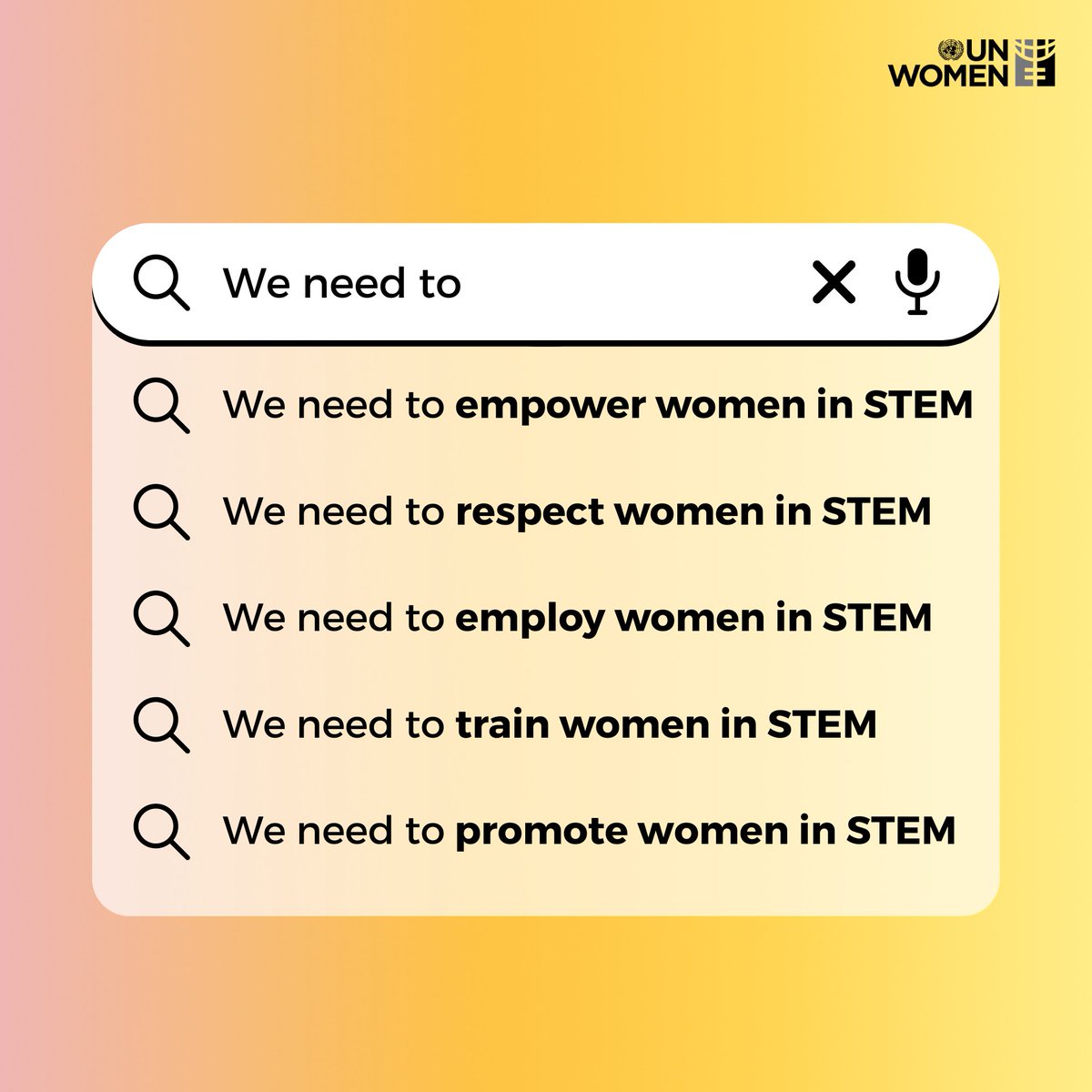 Girls belong in #STEM. Women have shaped science for centuries - driving new technologies &amp; climate solutions. Yet many girls still face barriers to accessing STEM education &amp; careers. We must overcome gender bias, job segregation &amp; harassment - for STEM that benefits all.