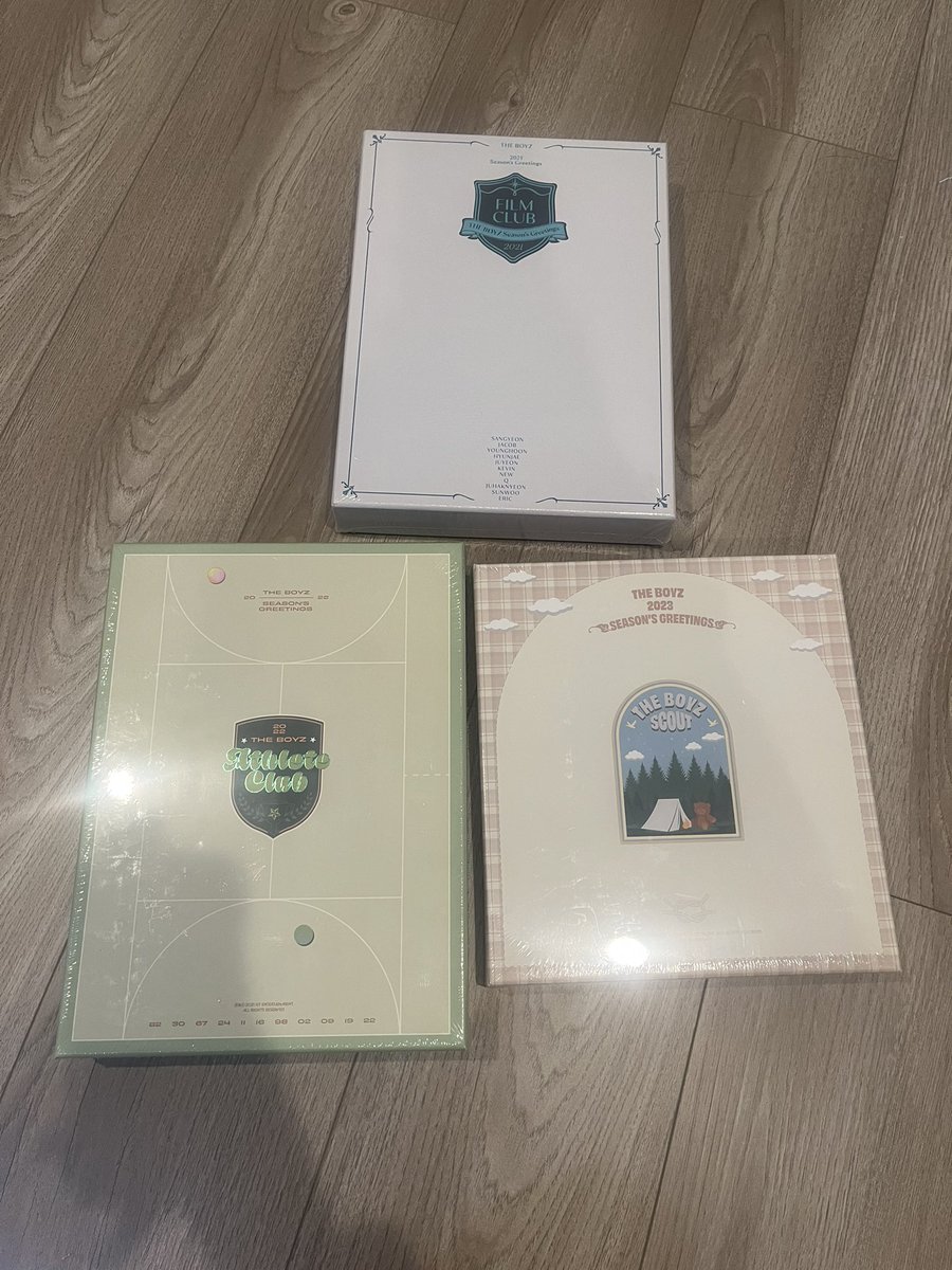 WTS - SEALED THE BOYZ Seasons Greetings (2021, 2022, 2023)

$30 CAD each
• Price does NOT include shipping

DM to buy/inquire/questions