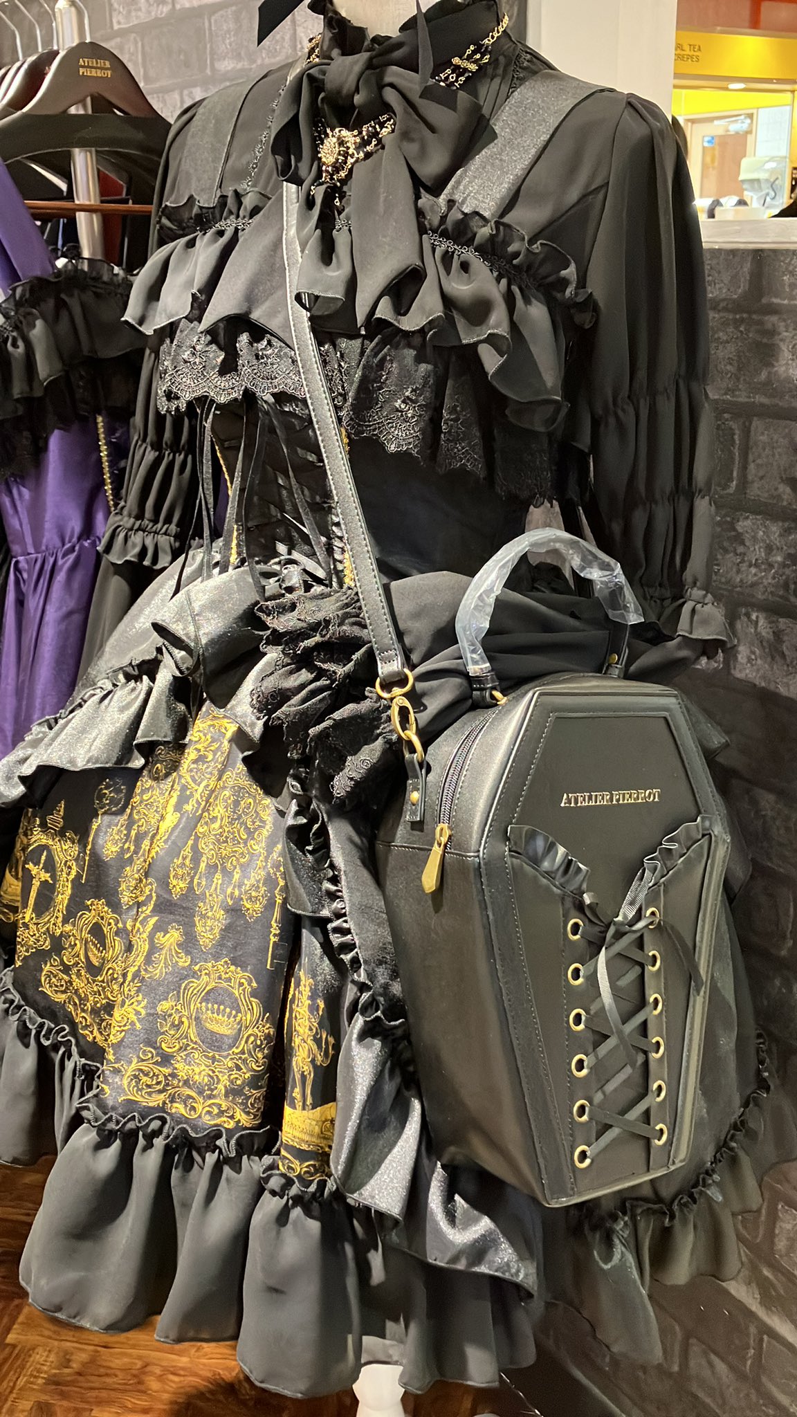 ATELIER PIERROT コフィン型ショルダーバッグ ATELIER PIERROT コフィン型ショルダーバッグ ATELIER PIERROT