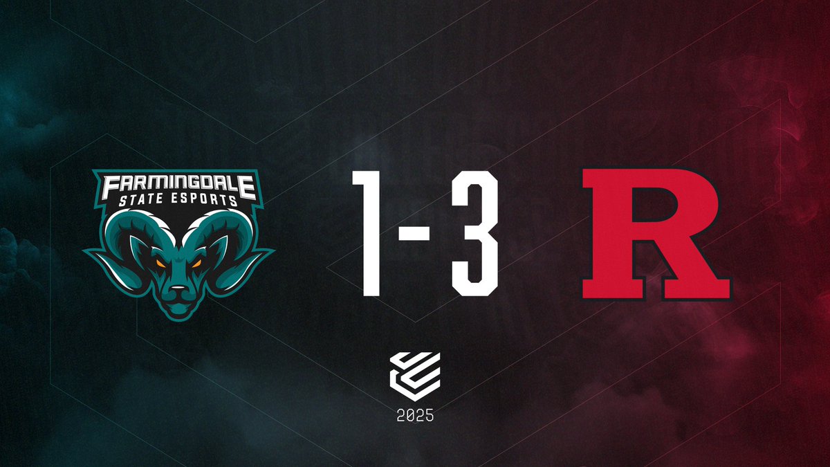 .<a href="/RutgersEsports/">Rutgers Esports</a> find their momentum after map 1 and never look back

They take the series 3-1 vs. <a href="/FSCEsports_/">Farmingdale State Esports</a> 

We will back tomorrow evening for 3 more matches starting @ 7:30 ET!

#CCL2025