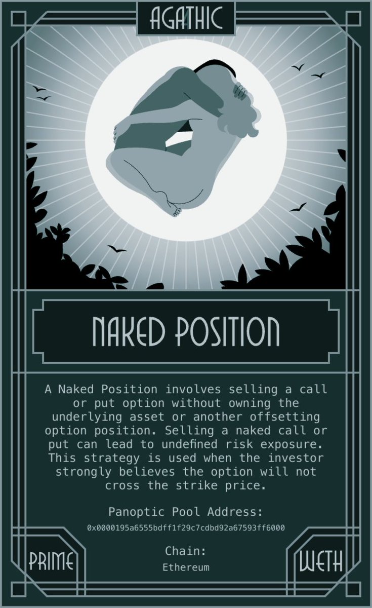 📢 New Market Created on Panoptic!

💰 Market: $WETH / $PRIME (100 bps)
⛓️ Chain: Ethereum
🎲 NFT Rarity: 4 - Agathic
📈 NFT Strategy: Naked Position

Check it out: app.panoptic.xyz/markets/Ethere…